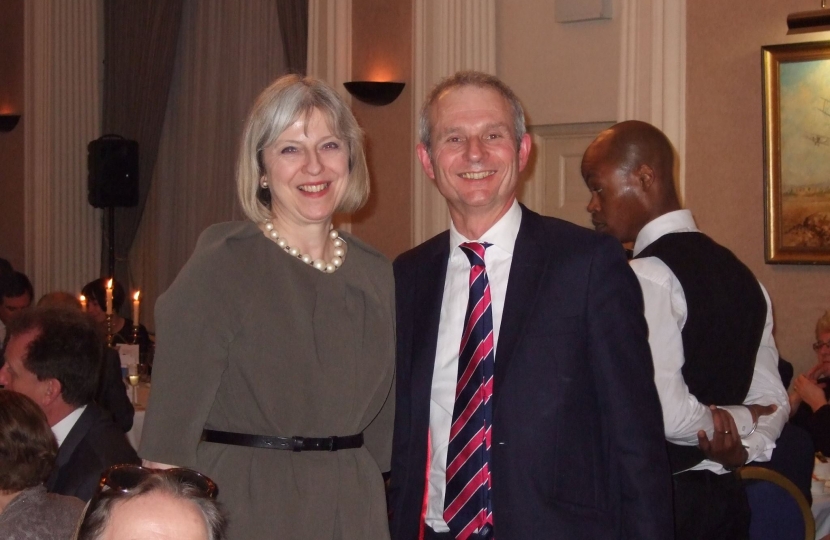 David Lidington with Theresa May